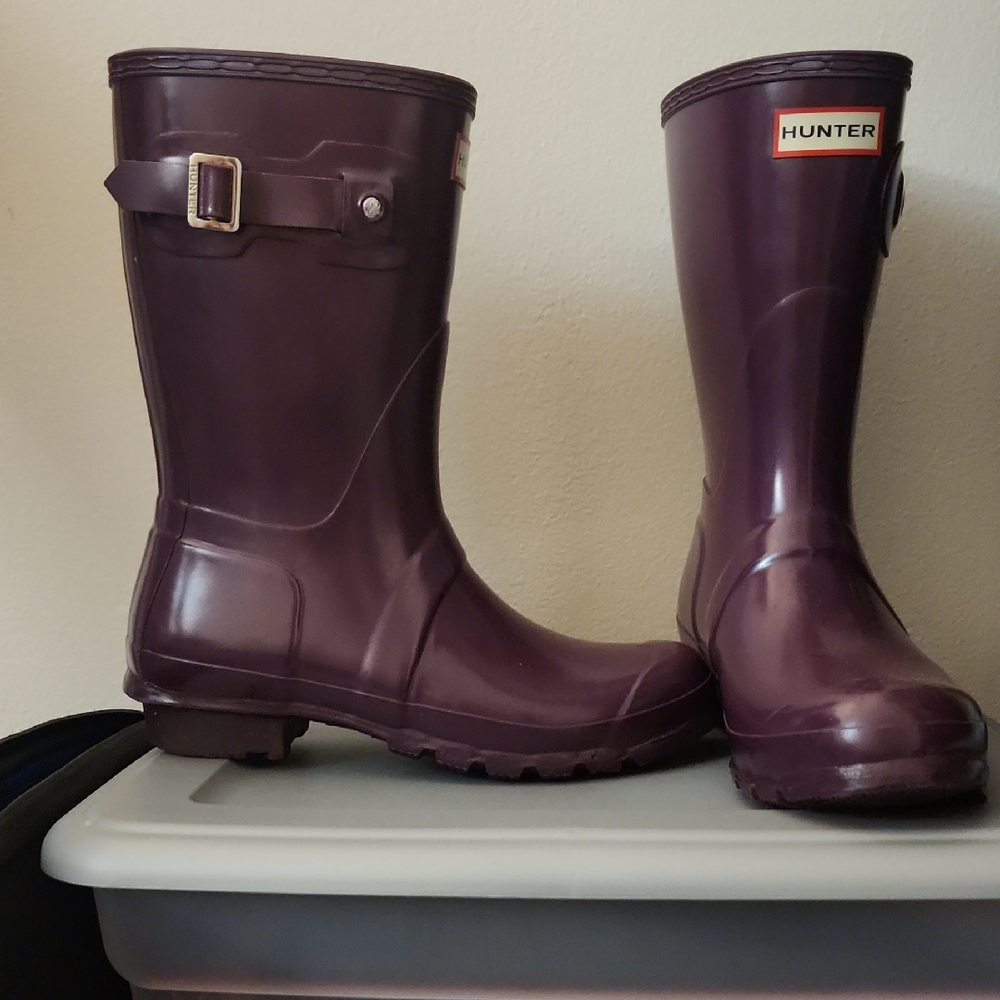 Hunter Women's Purple Rain Boots